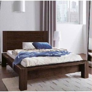 Chunky Walnut : Giường Ngủ Gỗ Sồi Robot + Mặt Gỗ 1m8